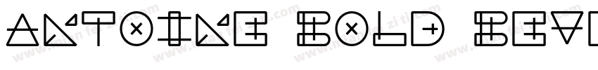 Antoine Bold Bevel字体转换